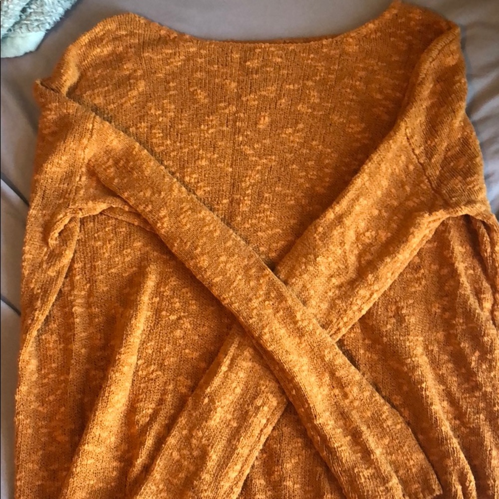 Orange sweater